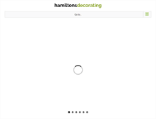 Tablet Screenshot of hamiltonsdecorating.com